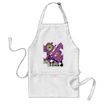 Hot Pink Abstract aprons