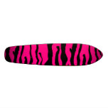 hot pink and black skateboard