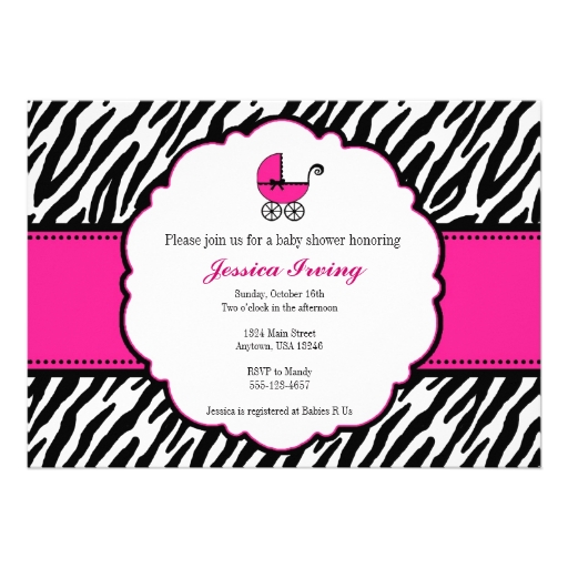 Zebra Print Invitations, 6,800+ Zebra Print Announcements  Invites