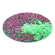 Hot Pink Azaleas and Japanese Maple Monet's Garden Stickers