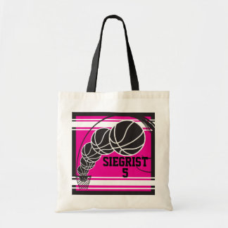 pink basket bag