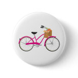 Hot PInk Bicycle with Oranges
