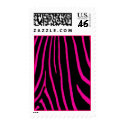 Hot Pink & Black Zebra Print Stamp by BrattiGrl Hot Pink & Black Zebra Print Stamp