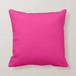 Hot Pink Bright Pink Pillow
