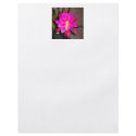 Hot Pink Cactus Flower Personalized Flyer