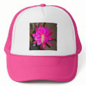 Hot Pink Cactus Flower Hat