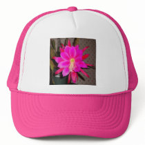 Hot Pink Cactus Flower Hat