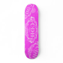 Hot Pink CDH Awareness Skateboard