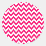 Hot Pink Chevron Stickers stickers