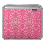 Hot Pink Damask Lace Pattern iPad Sleeve ipad sleeves