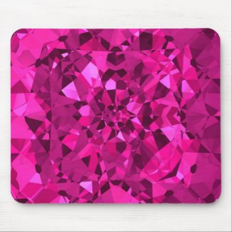 Hot Pink Diamonds Mousepads