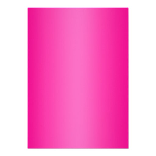 Hot Pink Elegant Swirl Quinceanera Birthday Party Custom Announcement