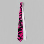 Hot Pink Emo Stars ties
