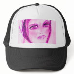 hot pink flapper hat