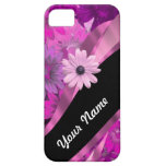 Hot pink floral iPhone 5 case
