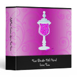 Hot Pink Fuchsia Candy Buffet binders