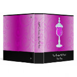 Hot Pink Fuchsia Candy Buffet binders