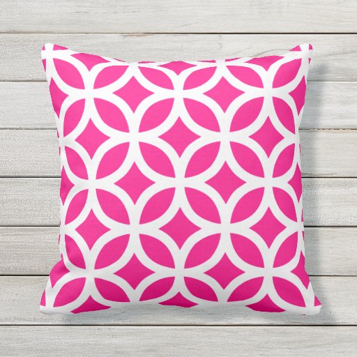 pink outdoor pillows