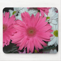 Hot Pink Gerber Daisy Mousepad by bkang22 Hot Pink Gerber Daisy Mousepad