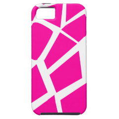 Hot Pink Giraffe Pattern Wild Animal Prints iPhone 5 Case