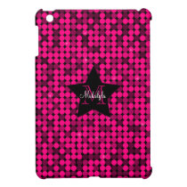 Hot Pink Glam - Custom Monogram iPad Mini Case ipad mini cases