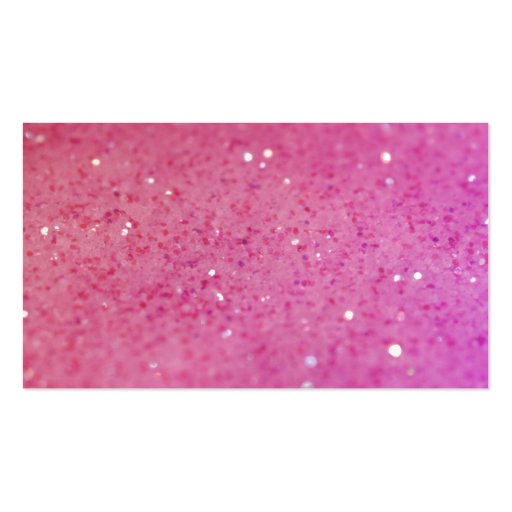 Hot Pink Glitter - Shiny, Sparkles Business Card Template (front side)