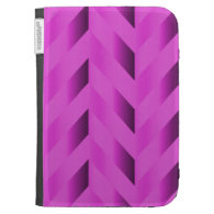 Hot Pink Gradient Chevron Kindle Cover