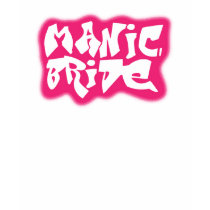 HOT PINK GRAFFITI Bride Tank (Lime)