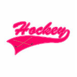 Hot Pink Hockey Logo Photo Sculpture