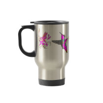 Hot Pink Hummingbird Mug
