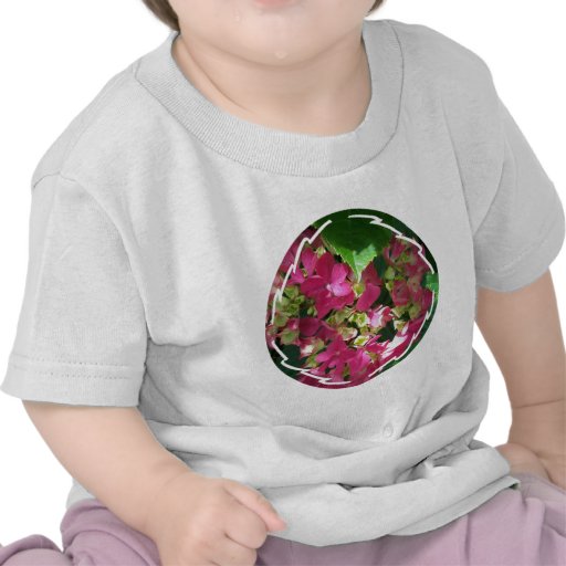 Hot Pink Hydrangea  Baby T-Shirt