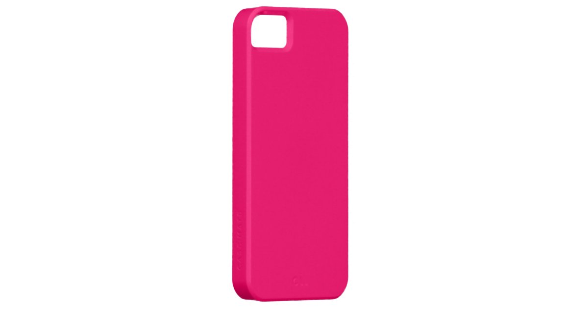 Hot Pink iPhone SE/5/5s Case Zazzle