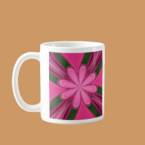 Hot Pink Kaleidoscope mugs