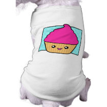 Hot Pink Kawaii Cupcake Apparel pet clothing by megakawaii Hot Pink Kawaii Cupcake Apparel pet clothing