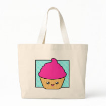 Hot Pink Kawaii Cupcake bags