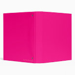 Hot Pink Khoncepts 3 Ring Binders