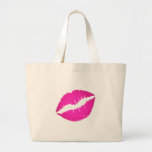 Hot Pink Kiss Bags