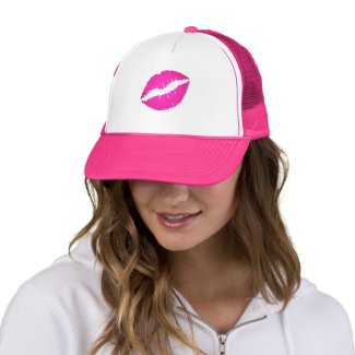 Hot Pink Kiss hat