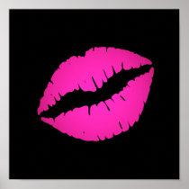 Hot Pink Kiss posters