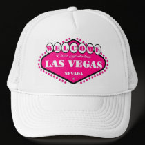 HOT Pink Las Vegas Logo Cap hats