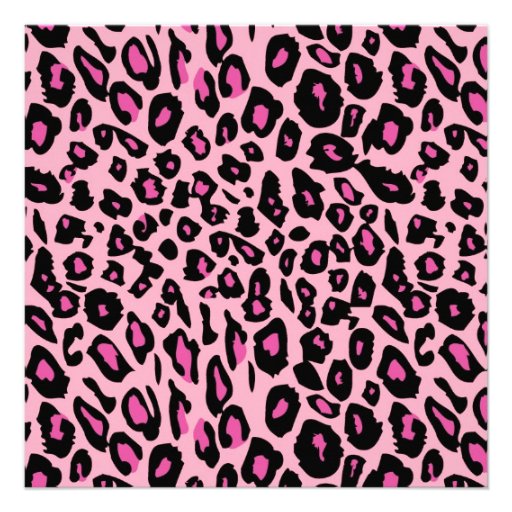 Hot Pink Leopard Princess Girl Baby Shower Invite