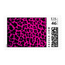 Hot Pink Leopard Print Stamps