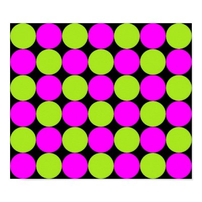 Hot Pink & Lime Green Polka Dots Posters by Pupitmiser