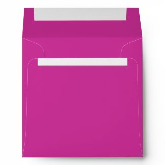 Hot Pink Linen Envelopes