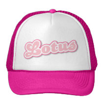 Hot Pink Lotus Hat