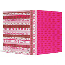 Hot Pink Love Binder