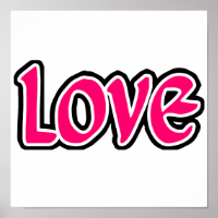 Hot Pink Love Posters