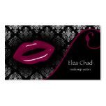 hot pink Makeup artist Business Cards business cards