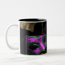 Hot Pink Masquerade Mask Renaissance Halloween Mug