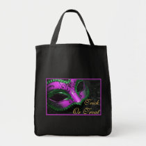 Hot Pink  Masquerade Trick or Treat Halloween Bag